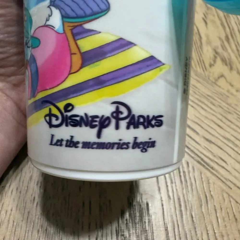Whirley Warren Walt‎ Disney World Parks Mickey Refillable Mug Tumbler Teal